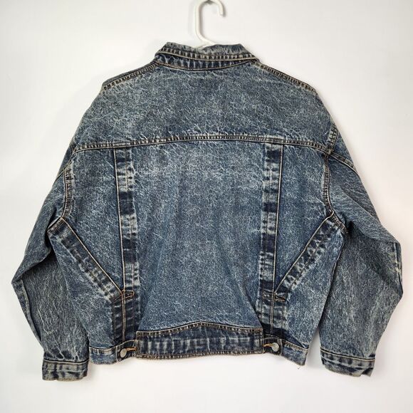 Vtg 80s Jordache Jean Jacket Womens S Y2k Style Bratz Chore Wear Gorpcore 1990s - Picture 6 of 12